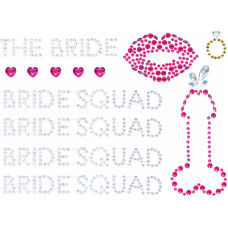 Leg Avenue Bride Squad Bodyjewels Sticker