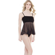 Coquette Babydoll ar volāniem - viens izmērs