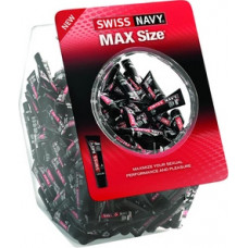 Swiss Navy MAX Size - Enhancement Creme for Men - Fishbowl - 50 Pieces