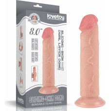 Lovetoy DILDO 8-tolline LIIGENDAVA NAHA KAHEKIHISE DONGLIHA