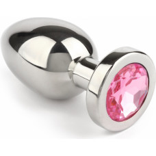 Mr. Steel Jewled Butt Plug Small / Pink