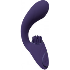 Boss Of Toys Gen - Rechargeable Triple Action G-Spot Vibrator with Pulse Wave  and Vibrating Bristles - Purple