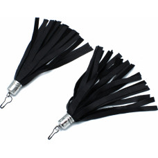 Kiotos Leather Black Leather Earring Whip