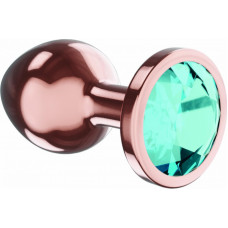 Lola Games Plug-Butt Plug Diamond Topaz Shine L Rose Gold