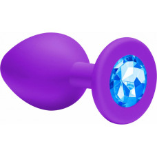 Lola Toys Plug-Anal Emotions Cutie Small PURPLE light Blue crystal