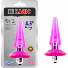 Hi-Basic NICOLE'S Vibra Plug-Pink