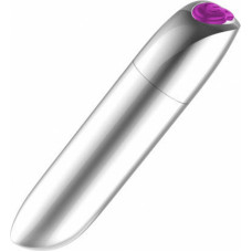 B - Series Magic Stymulator-Rechargeable Powerful Bullet Vibrator USB 20 Functions - Silver