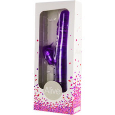 Alive Wibrator-Wibrator - Vib. Rot:6 Vib:7.Extens. Top. Purple, Piston