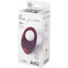 Lola Games Pure Passion Rechargeable Vibro cockring Pure Passion Stellar Wine Red