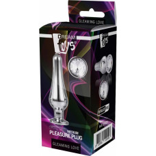 Dream Toys GLEAMING LOVE SILVER PLEASURE PLUG M