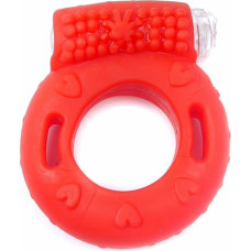 B - Series Easylove Pierścień-Vibrating CockRing Red