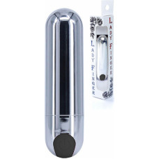 B - Series Magic Wibrator-Strong Bullet Vibrator Silver/Black USB 10 Function