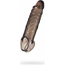 Xlover By Toyfa ToyFa XLover, Penis sleeve, for enlargement, TPE, transparent black, 15,5 cm