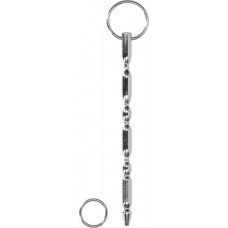 Ouch! By Shots Stainless Steel Ribbed Dilator - 0.4 / 9,5 mm