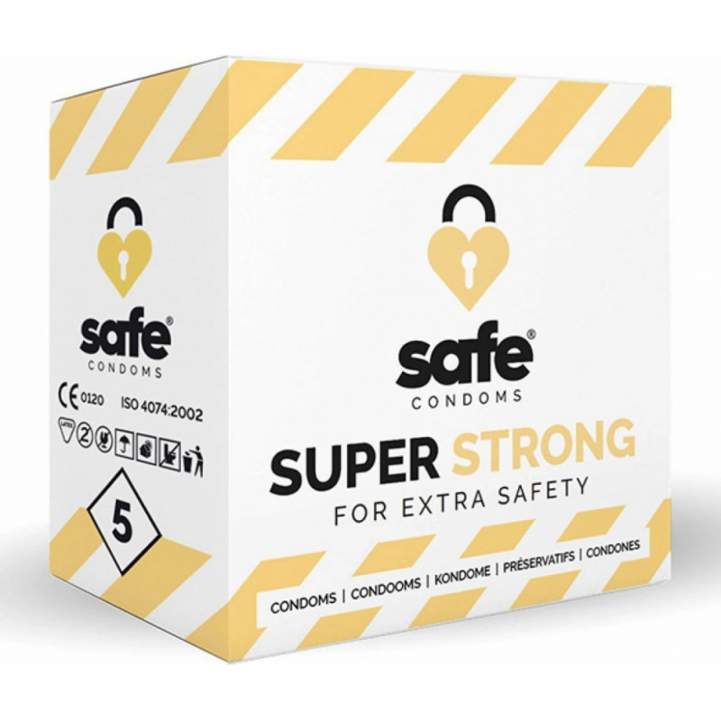 Safe - Super Strong Prezervatīvi 5 gab