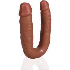 Realrock By Shots U formas dubultā dildo 5 / 12,7 cm - iedegums