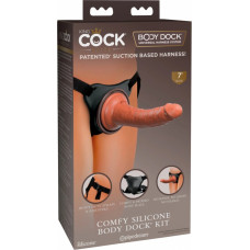 King Cock Elite KCE Comfy Silikona B dokstacijas komplekts