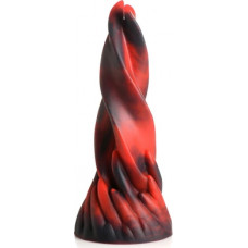 Xr Brands Hell Kiss Twisted Tongues Silikona dildo - Sarkans