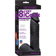 Doc Johnson CodeBlack - ULTRASKYN Dildo - 8 / 20 cm