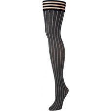 Kixies Annabelle - Thigh High - B - Grey