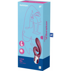 Satisfyer Love Me – G-punkt ja kliitori stimulaator – punane