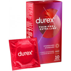 Durex Thin Feel Extra Lube - Condoms - 10 Pieces