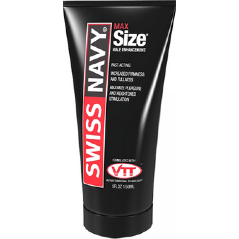 Swiss Navy MAX Size - Enhancement Creme for Men - 5 fl oz / 150 ml