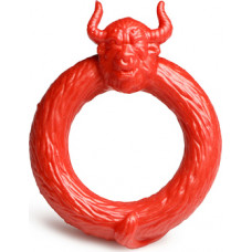 Xr Brands Beast Mode - Silicone Cock Ring - Red