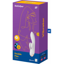 Satisfyer Double Flex – Küüliku vibraator – valge