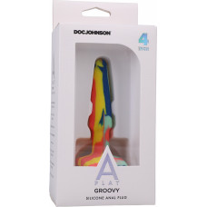 Doc Johnson Groovy - Silikona anālais spraudnis - 4'' / 10 cm