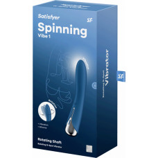 Satisfyer Spinning Vibe 1 — rotējošs G punkta vibrators — zils