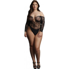 Le Désir By Shots Wonder Rhinestone Bodysuit - Plus Size