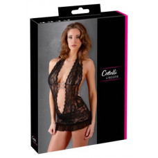 Cottelli Lingerie Mežģīņu kleita, melna XL