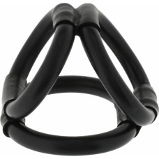 Seven Creations Tri Ring Cock Cage / Black