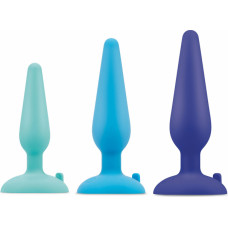 B-Vibe Anal Training Kit 3pcs / Blue