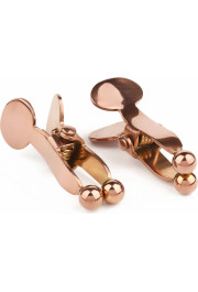 Mr. Steel Balls Pincher Nipple Clamps / Rose Gold