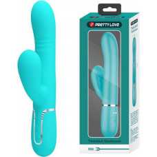 Boss Of Toys PRETTY LOVE - Mariana light blue, 7 vibration functions, 7 thrusting settings, 4 rolling functions, 4 nodding functions