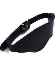 Kiotos Leather Black Leather Blindfold