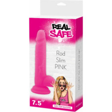 Real Safe Dildo-Fallo realistico real safe rod slim pink