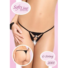 Softline Collection G-String 2001 - black S/L