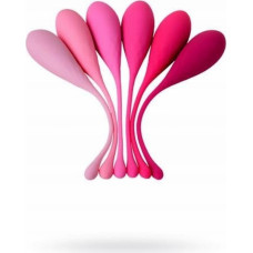 Eromantica xEROMANTICA Set of 6 vaginal balls K-ROSE,silicone, pink