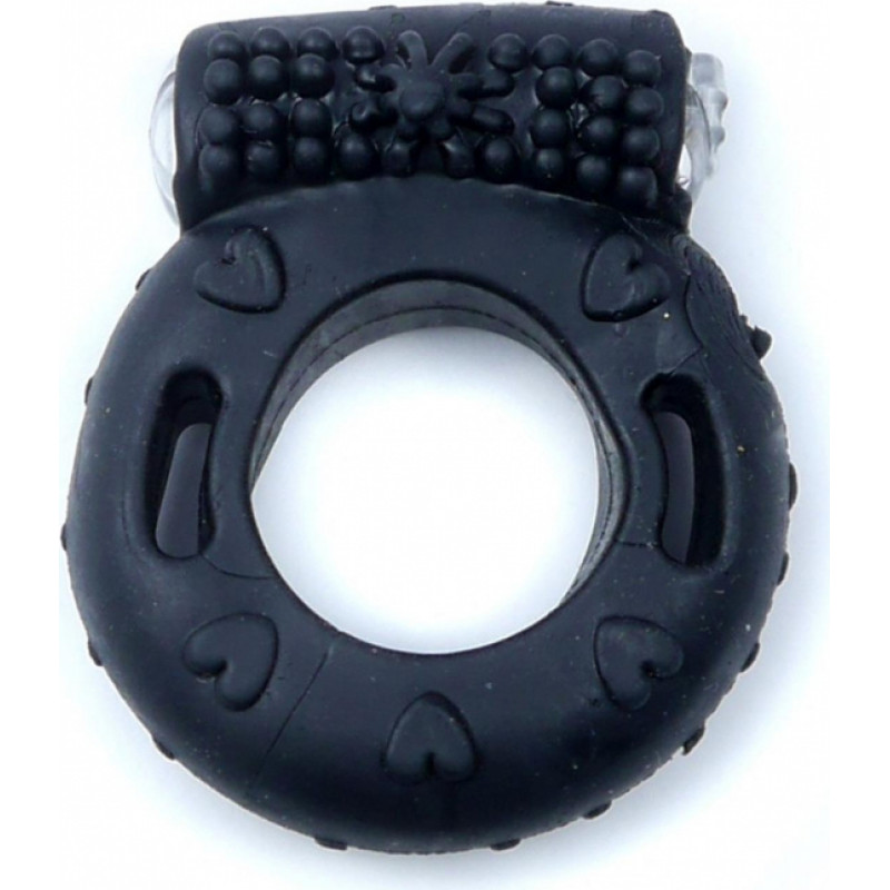 B - Series Easylove Pierścień-Vibrating CockRing Black