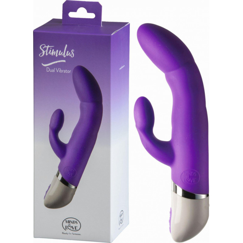 Minds Of Love Stimulus Dual Vibrator purple