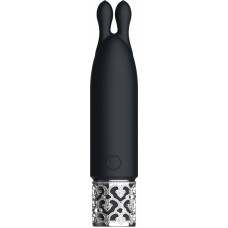 Royal Gems Twinkle - Rechargeable Silicone Bullet - Black