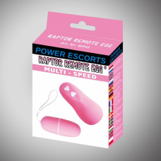 Power Escorts Raptor remote egg pink remote egg