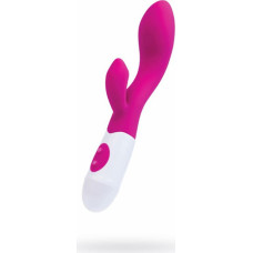 A-Toys , Vibrator Fela with Clitoral Stimulator, Silicone, Pink, 20.5 cm, 10 speeds, 2xAAA