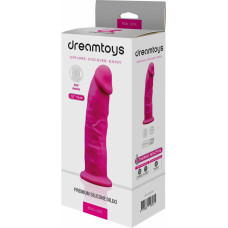 Dream Toys REAL LOVE DILDO 7.5INCH FUCHSIA