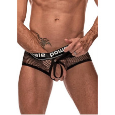 Male Power Mini Cock Ring Short - L - Black