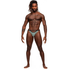 Male Power Micro V Thong - S/M - Jade