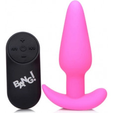 Xr Brands Vibrating Silicone Butt Plug with Remote Control